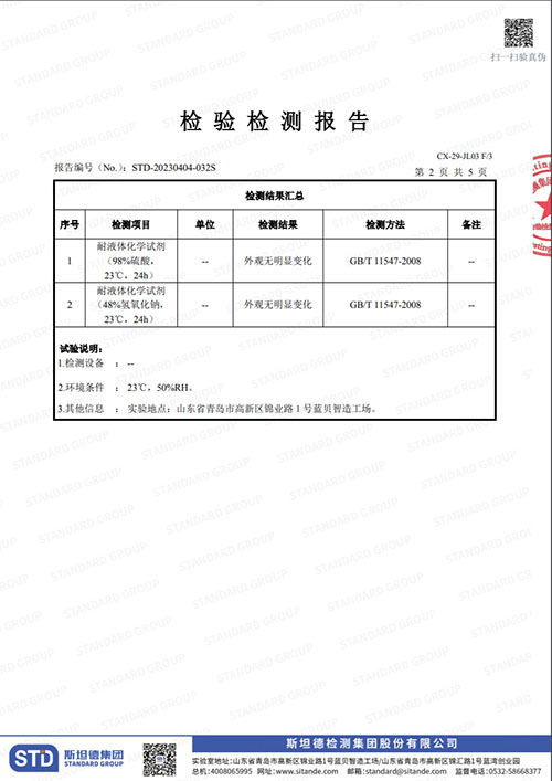 PTFE(特氟龍）法蘭保護(hù)罩檢測(cè)報(bào)告